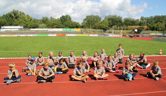 Ferien-Olympiade 2021 - Sitzen im Stadion