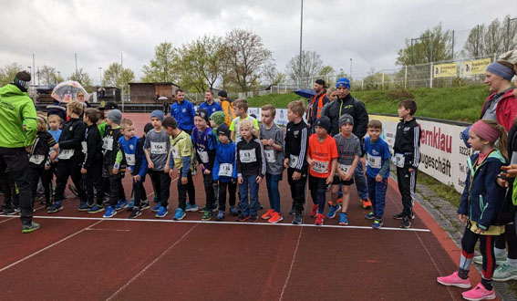 Frühlingslauf in Amberg - Start Jungen (Foto: M. Siegert)