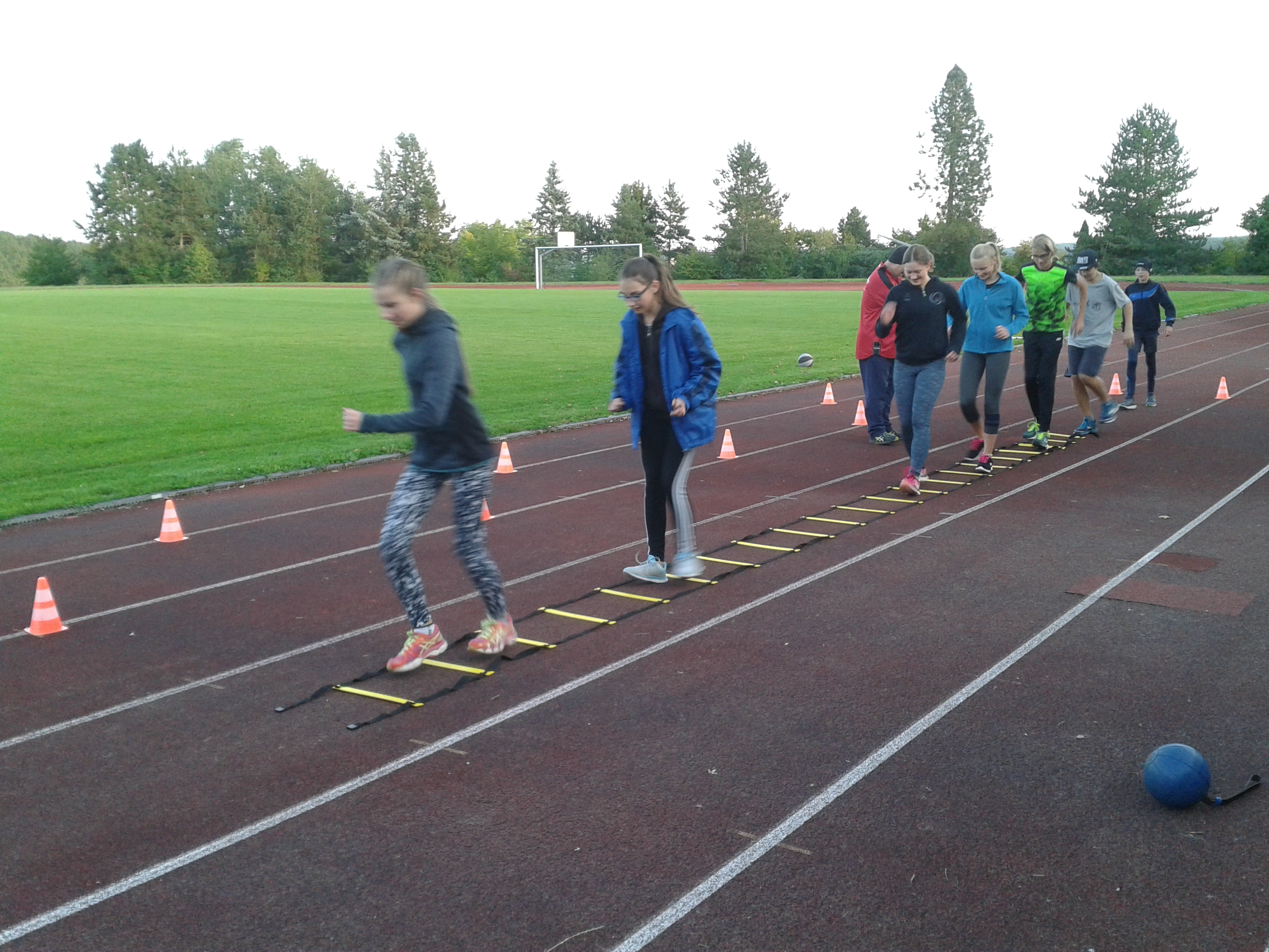 Bild vom Training im Stadion